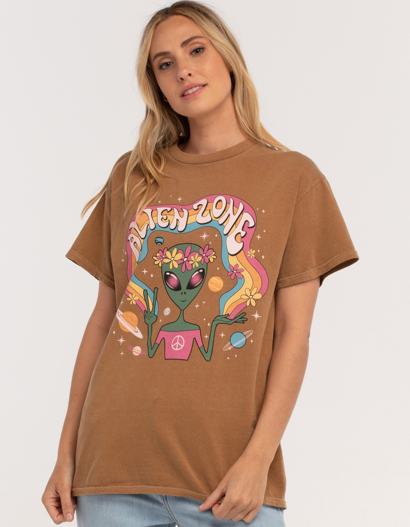 FULL TILT Alien Zone Womens Oversized Tee image number 0