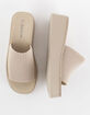 SODA Farley Comfort Womens Platform Slide Sandals image number 5
