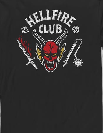 STRANGER THINGS Hellfire Club Unisex Long Sleeve Tee Alternative Image
