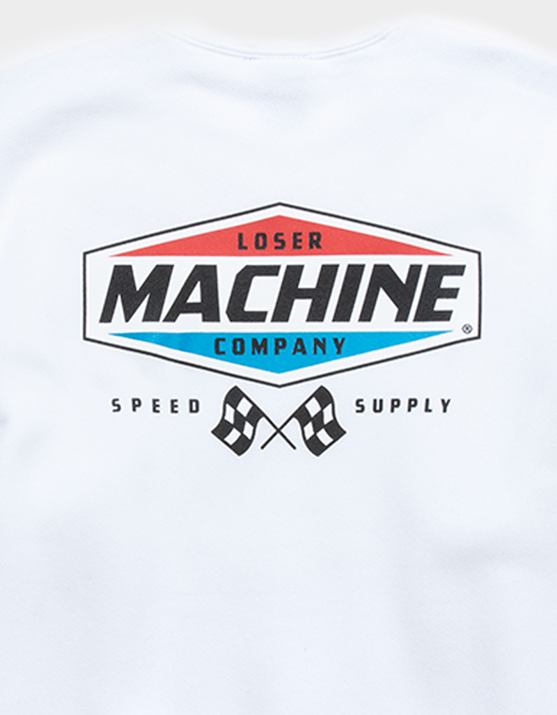 LOSER MACHINE Overdrive Mens Crewneck Fleece Sweatshirt image number 2