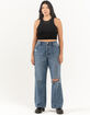 RSQ Womens High Rise Straight Leg Jeans image number 1