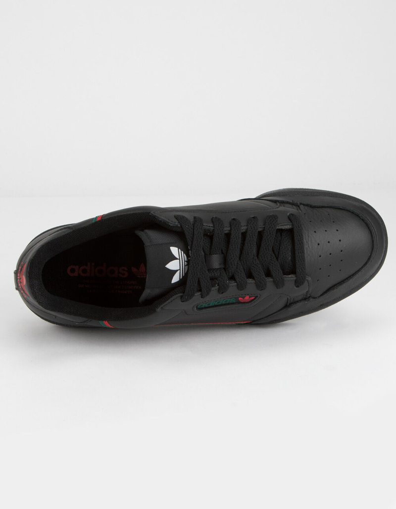 ADIDAS Continental 80 Core Black & Scarlet Shoes image number 2