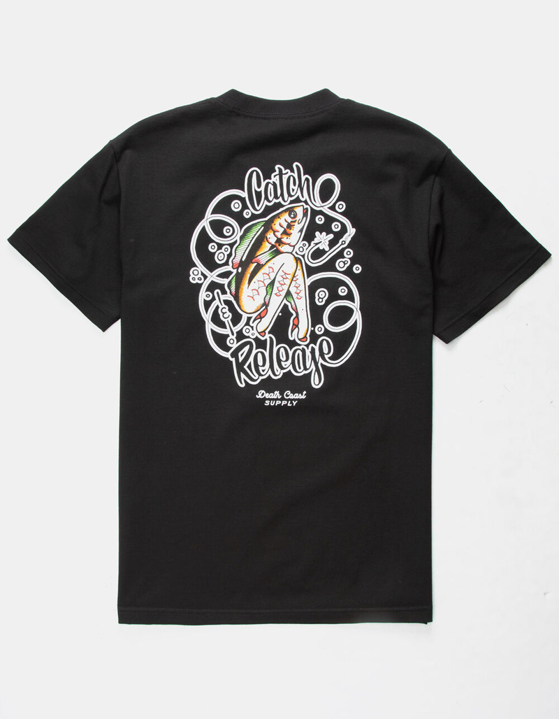 DEATH COAST SUPPLY Release Mens T-Shirt image number 0