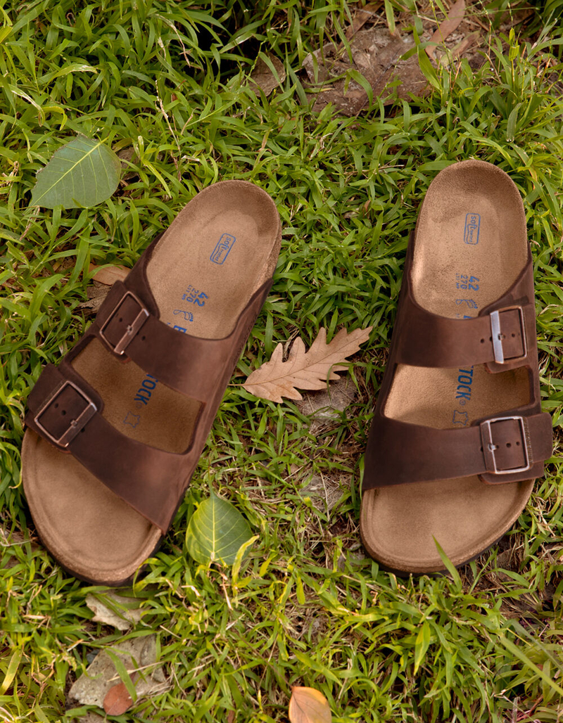 BIRKENSTOCK Arizona Soft Footbed Mens Habana Sandals image number 4