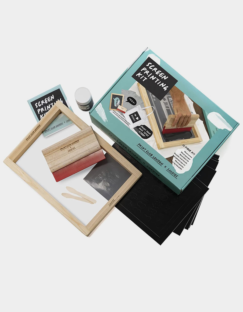 SUCK UK Print Club DIY Screen Printing Kit image number 0