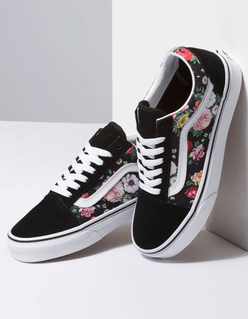 Vans Sk8 Hi Wildflower Vans Schuhe In Schwarz Vans 507698 Low Top