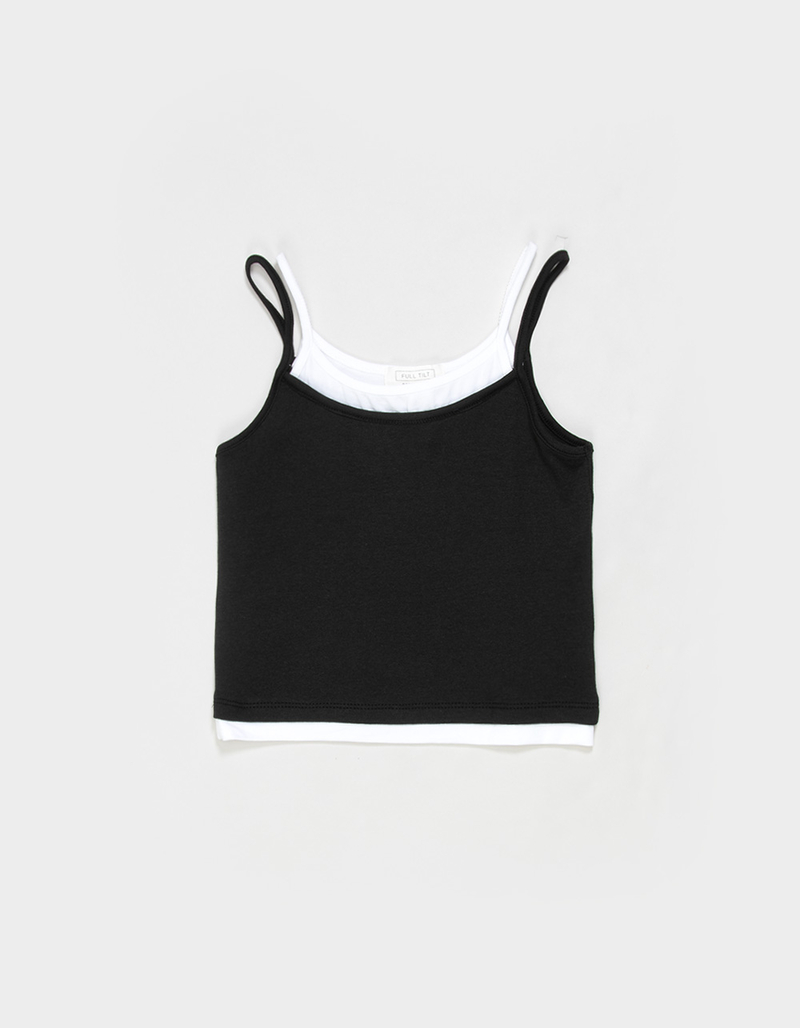 FULL TILT Essentials Girls Double Layer Tank Top image number 0