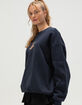 HAPPY CAMP3R Do Not Disturb Womens Crewneck Sweatshirt image number 3