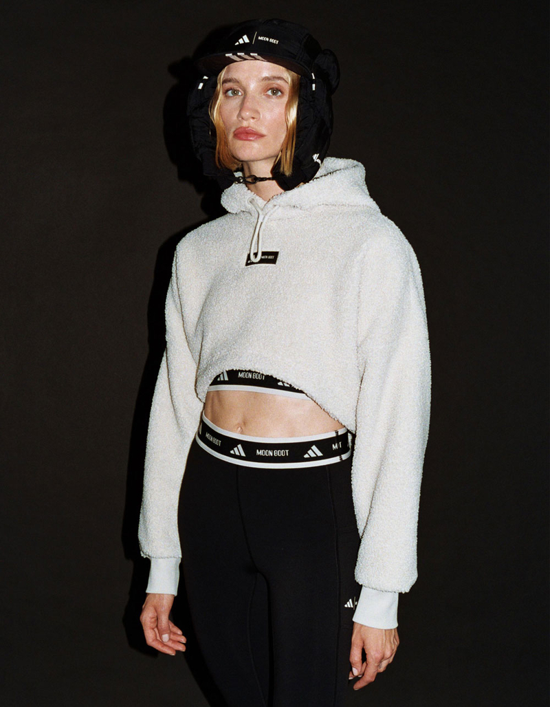 ADIDAS x MOON BOOT Cropped Womens Hoodie image number 0