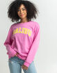 FULL TILT Malibu Puff Womens Crew Neck Sweatshirt image number 3