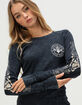 AFFLICTION Womens Long Sleeve Thermal Top image number 3