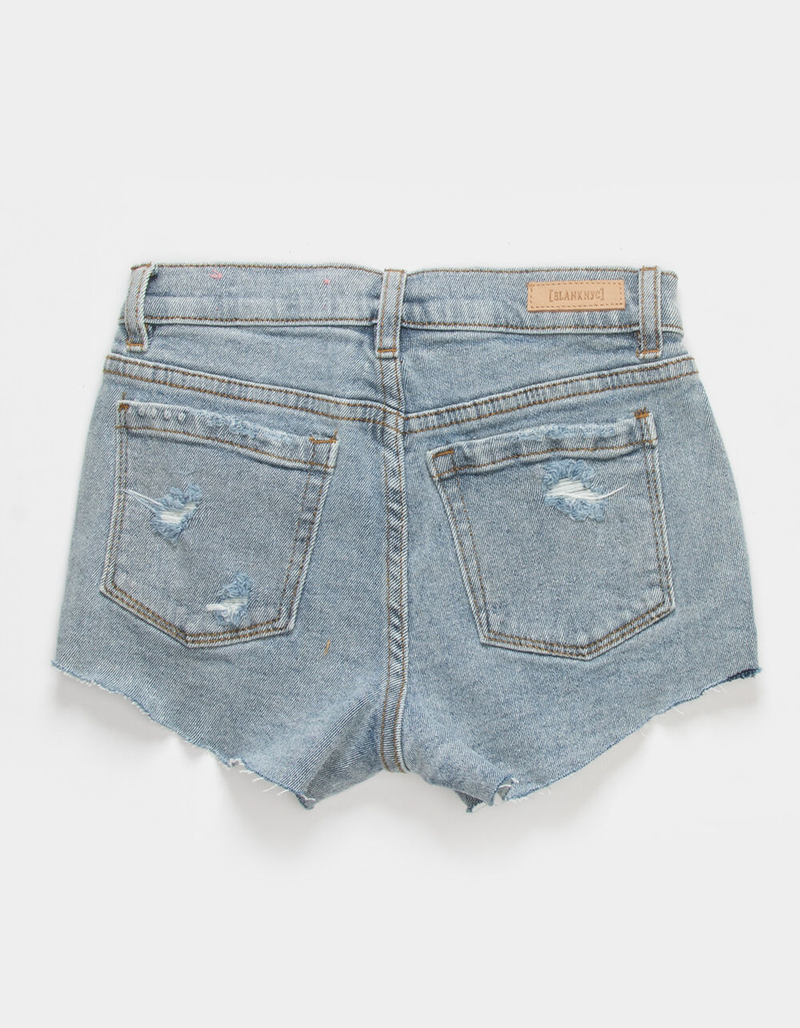 BLANK NYC Acid Trip Girls Denim Shorts image number 1