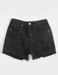 HAYDEN Girls Distressed Denim Shorts image number 1