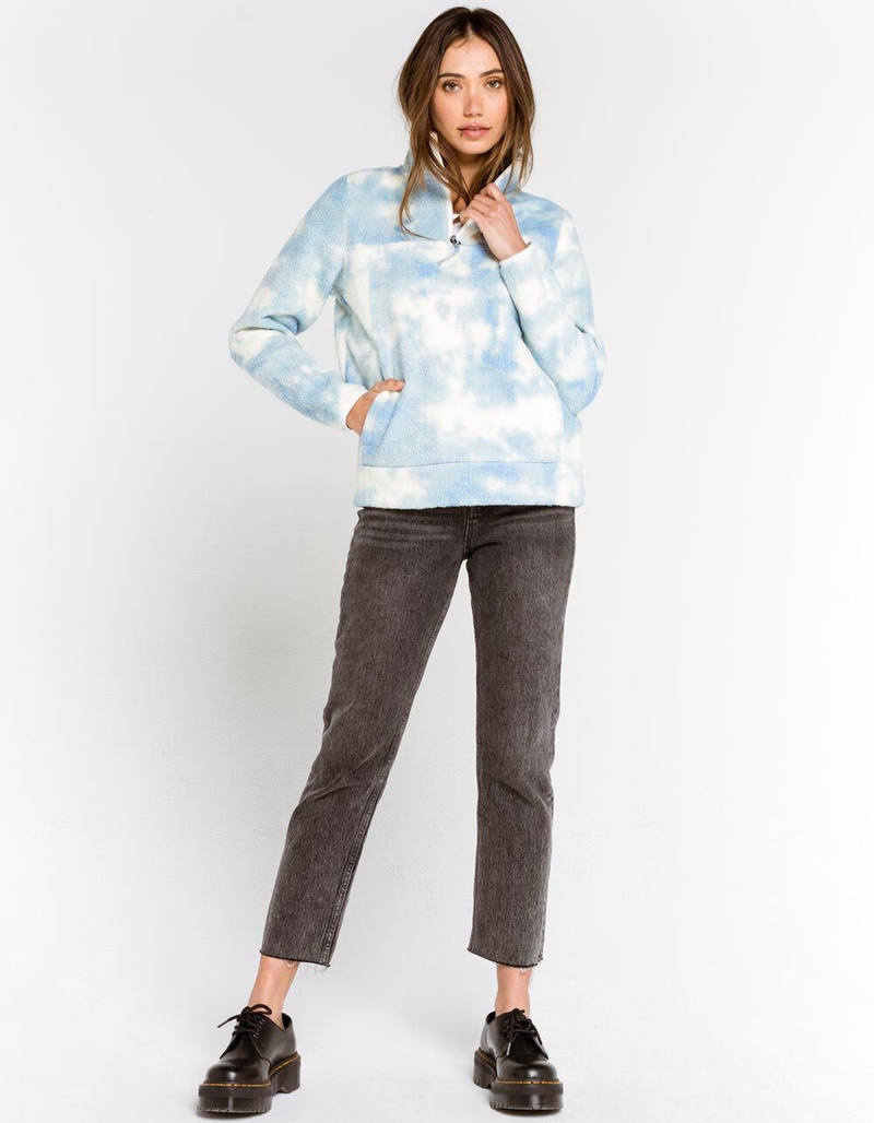 BILLABONG Boundary Half Zip Womens Light Blue Pullover image number 3