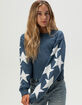 RSQ Girls Star Crewneck Sweater image number 1