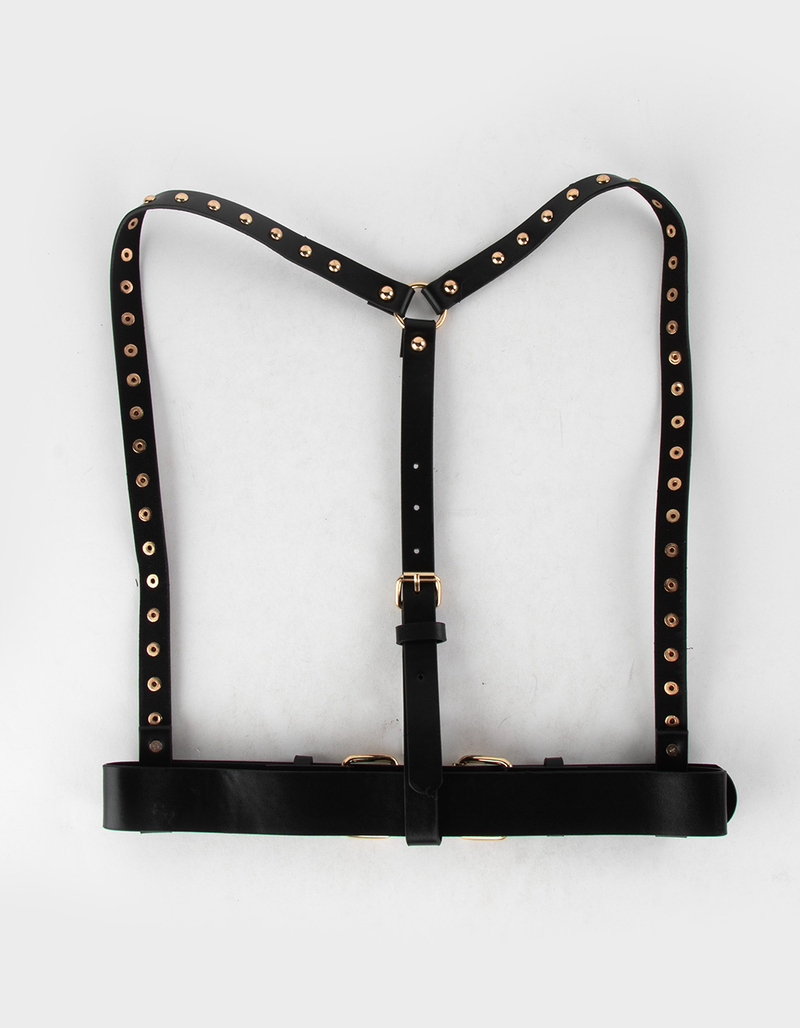 Studded Womens Harness Belt image number 3