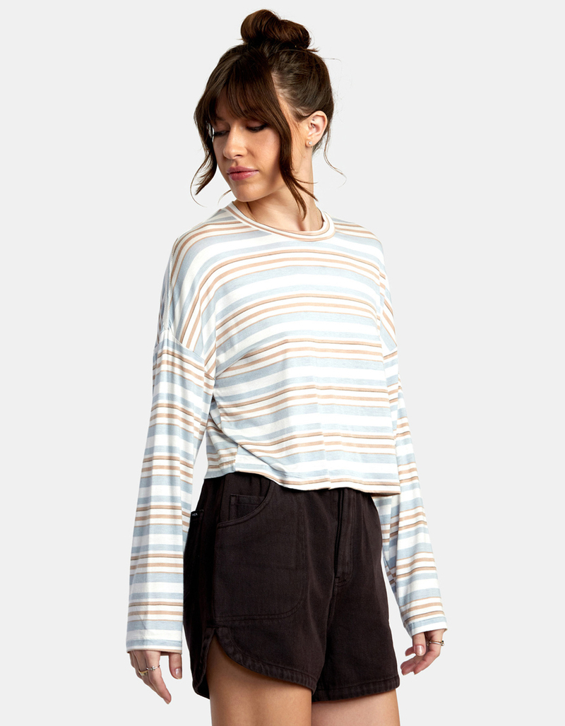 RVCA Countdown II Womens Long Sleeve Knit Top image number 1