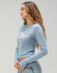 KEWPIE Pretty Bow Womens Long Sleeve Tee image number 3