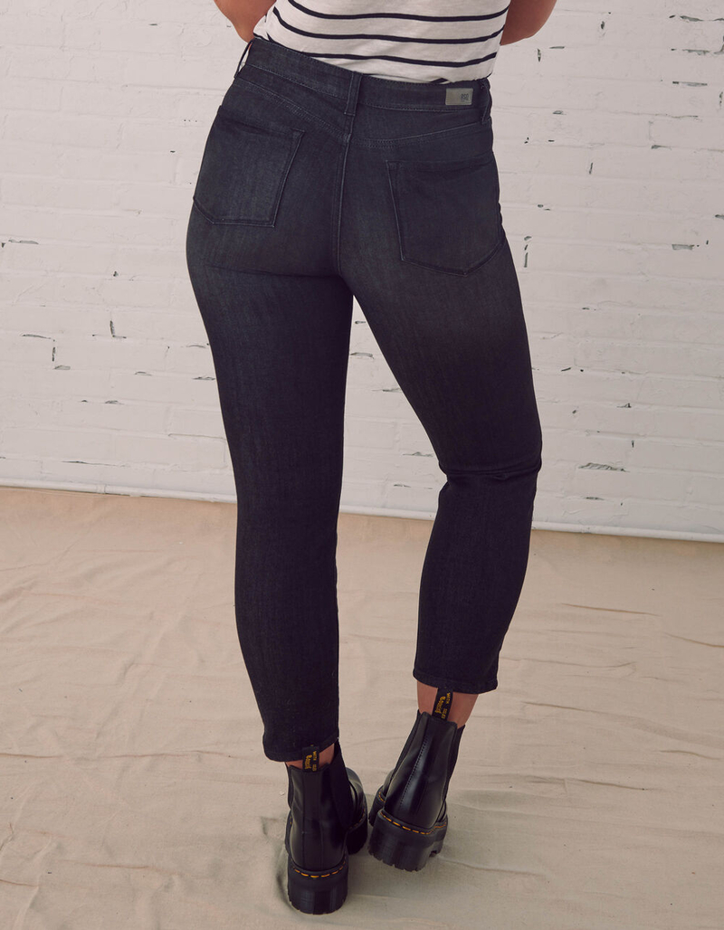 RSQ Vintage Mom Womens Wash Black Ripped Jeans image number 7