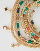 FULL TILT 8 Pack Moon/Beaded/Chain Bracelets image number 2