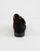 QUPID Tuxedo Buckle Black Womens Booties image number 4