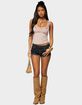 EDIKTED Isiadora Beaded Scoop Neck Tank Top image number 5