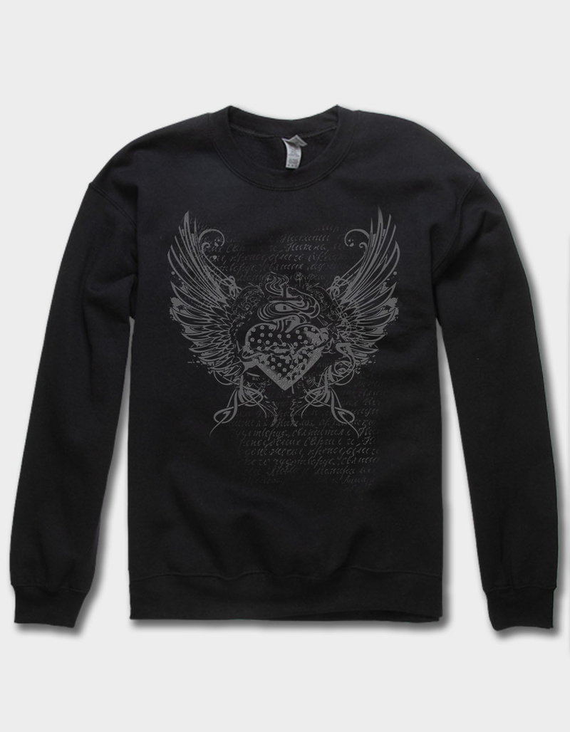 HEART Winged Heart Unisex Crewneck Sweatshirt image number 0