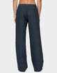 EDIKTED Ayve Eyelet Waist Straight Leg Pants image number 3