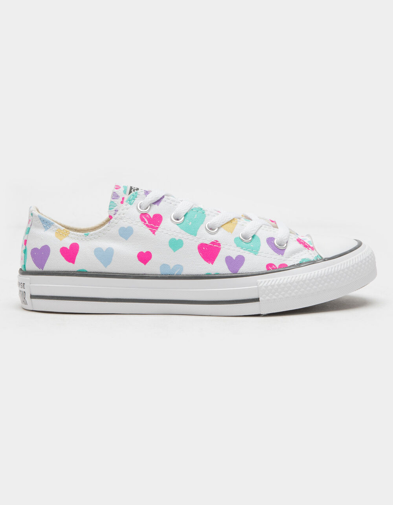 CONVERSE Chuck Taylor All Star Hearts Low Top Junior Shoes image number 1