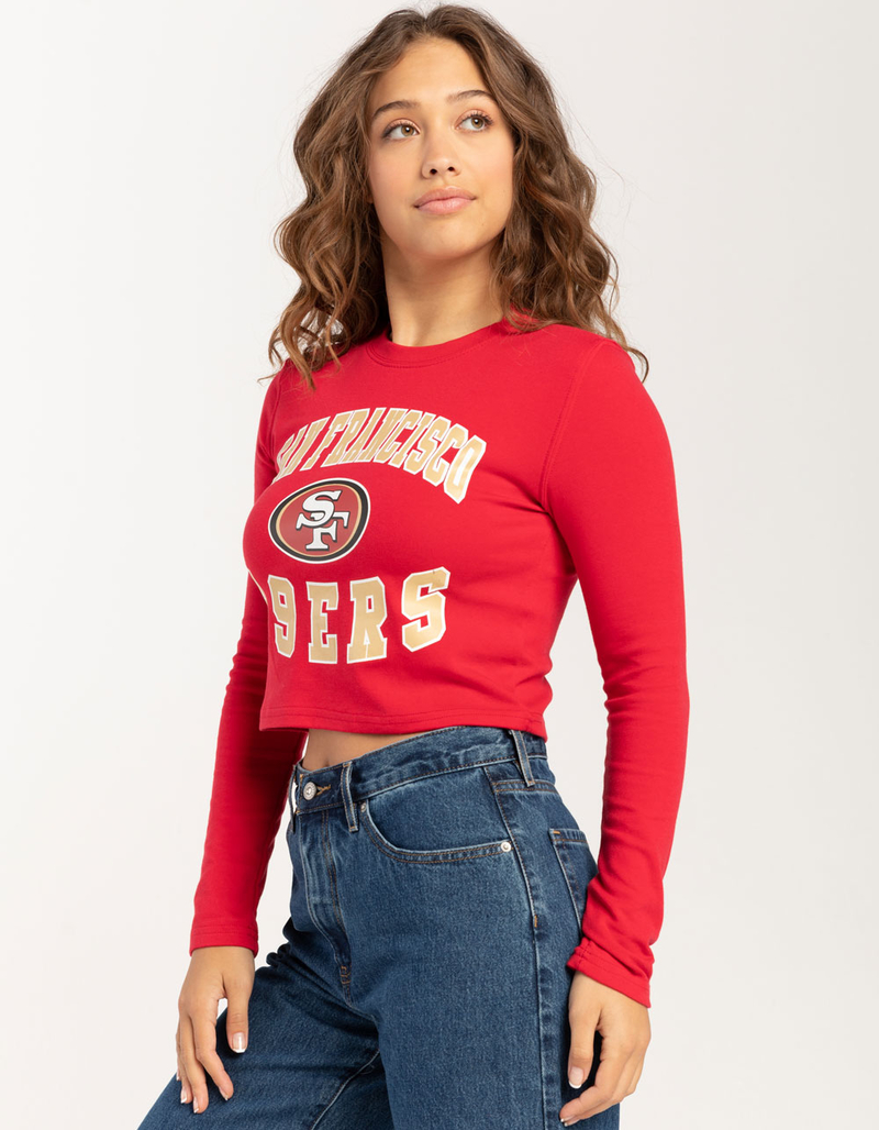NFL San Francisco 49ers Womens Long Sleeve Baby Tee image number 2
