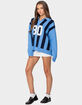 EDIKTED Larson Oversized Polo Sweater image number 4