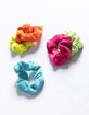 FULL TILT 5 Pack Ribbed Neon Scrunchies image number 1