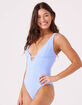 ROXY Haleiwa Plunge One Piece Swimsuit image number 1