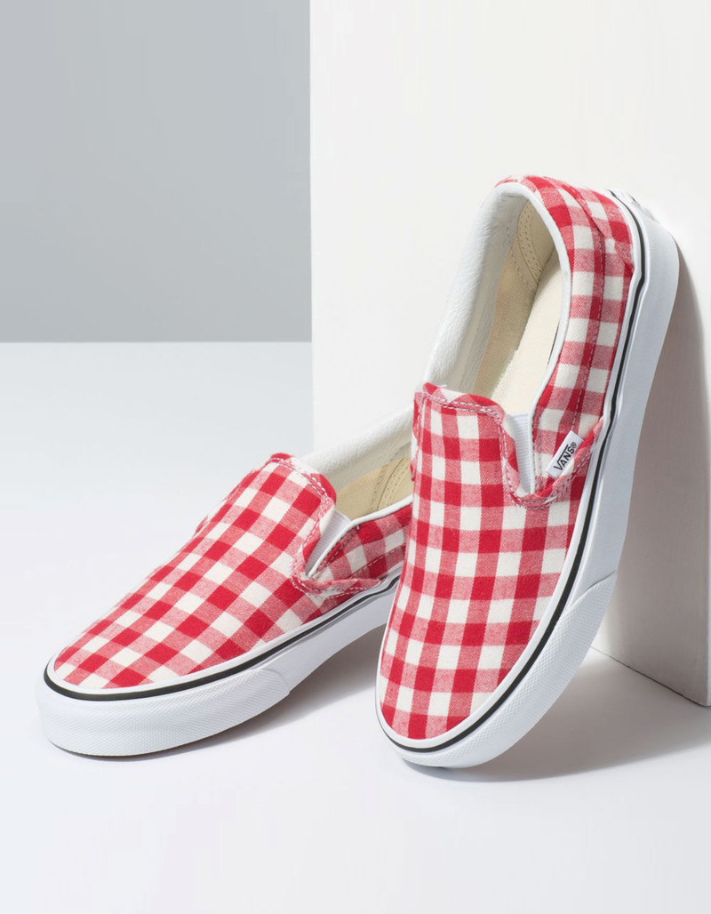 VANS Gingham Classic Slip-On Womens Shoes image number 3