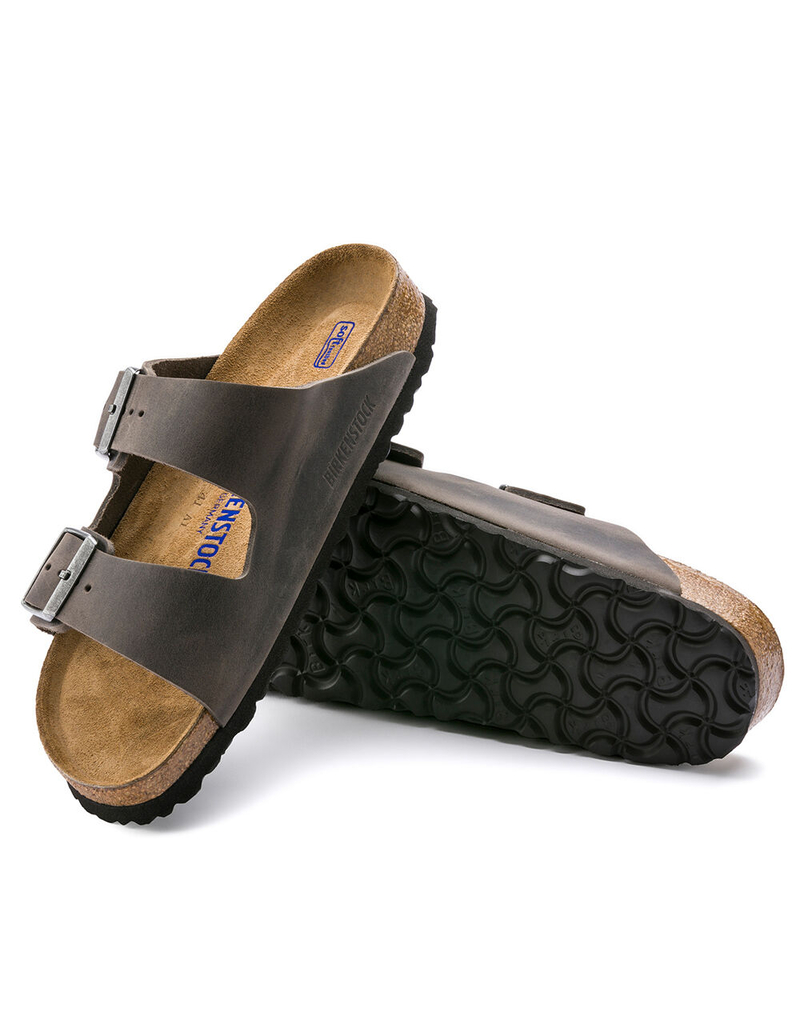 BIRKENSTOCK Arizona Soft Footbed Mens Iron Sandals image number 2