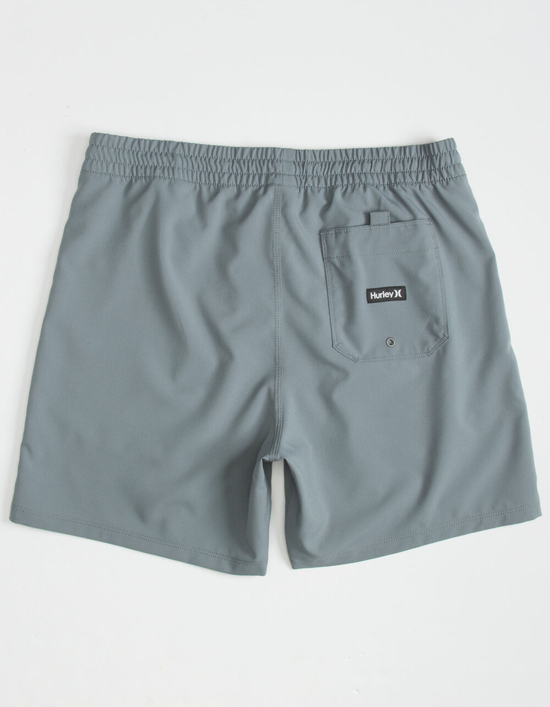 HURLEY One & Only Mens Gray Volley Shorts image number 2