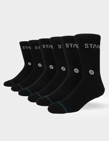 STANCE Origin 6 Pack Kids Crew Socks STANCE Origin 6 Pack Kids Crew Socks Primary Image