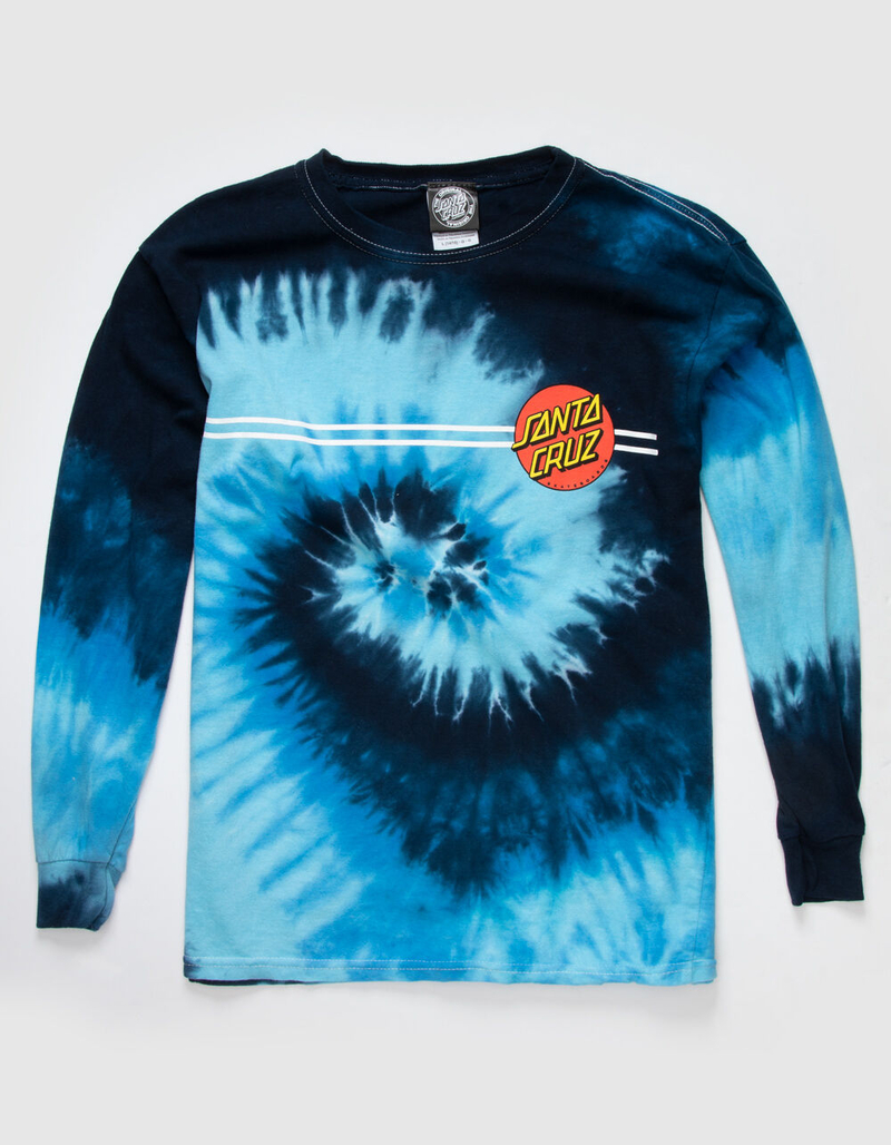 SANTA CRUZ Tie Dye Classic Dot Boys T-Shirt image number 1