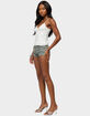 EDIKTED Taeyn Fringe Textured Chiffon Top image number 4