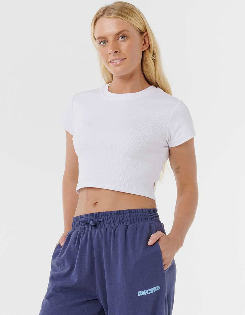 RIP CURL Luxe Surf Womens Relaxed Track Pants image number 5