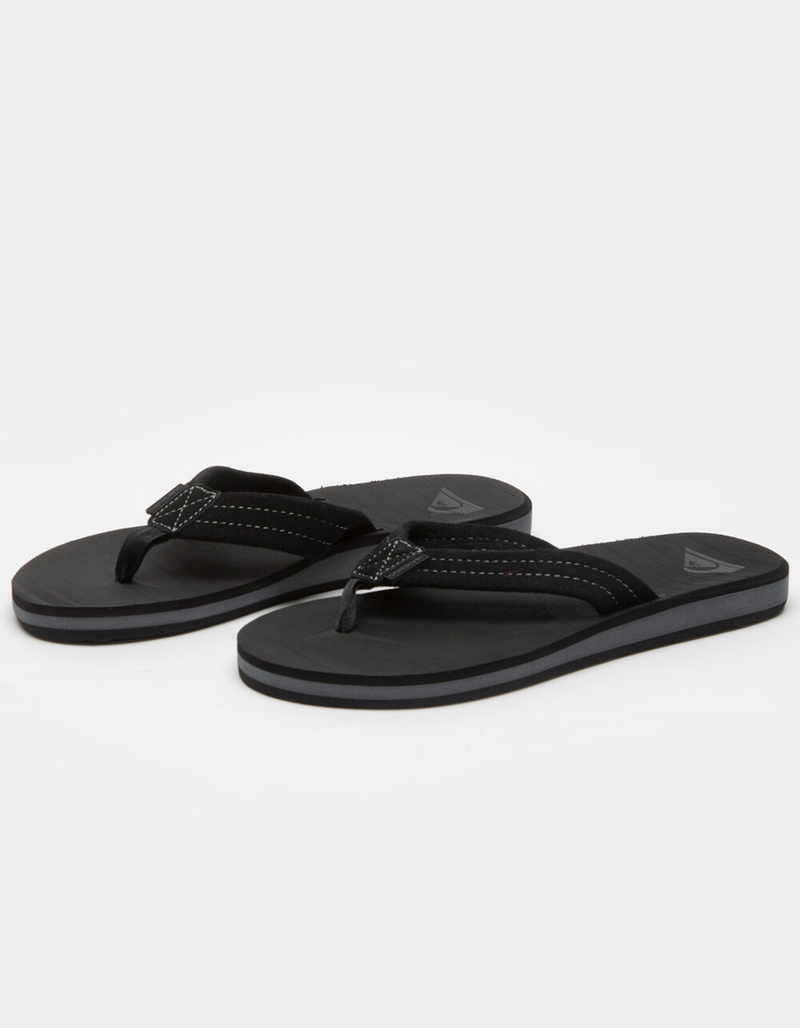 QUIKSILVER Carver Suede Mens Flip Flops image number 0