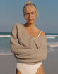 RHYTHM Eadie Womens Oversized Knit Cardigan image number 5