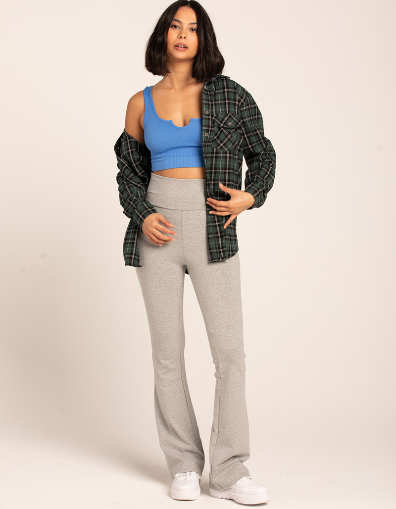 TILLYS Seamless Rib Notch Cut Womens Tank Top image number 3