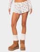 EDIKTED Meliora Ribbed Shorts image number 1