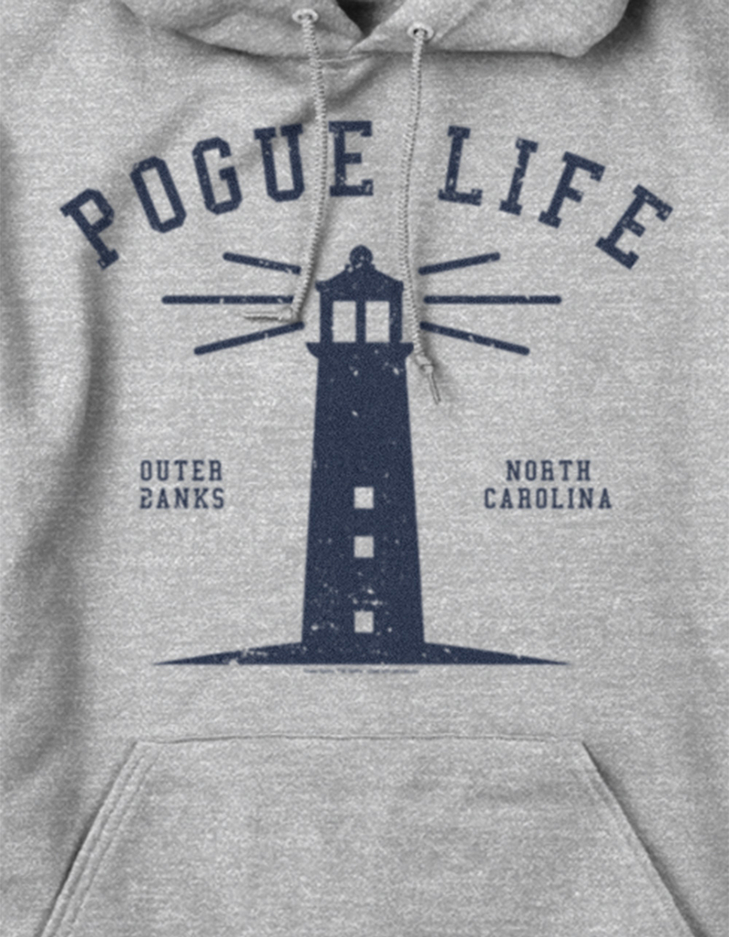 OUTER BANKS Pogue Life Lighthouse Unisex Hoodie HEATHER GRAY Tillys
