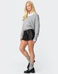 EDIKTED Triple Belt Faux Leather Mini Skort image number 3