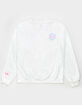 MALIBU SKYYE Stamps Womens Crewneck Sweatshirt image number 2