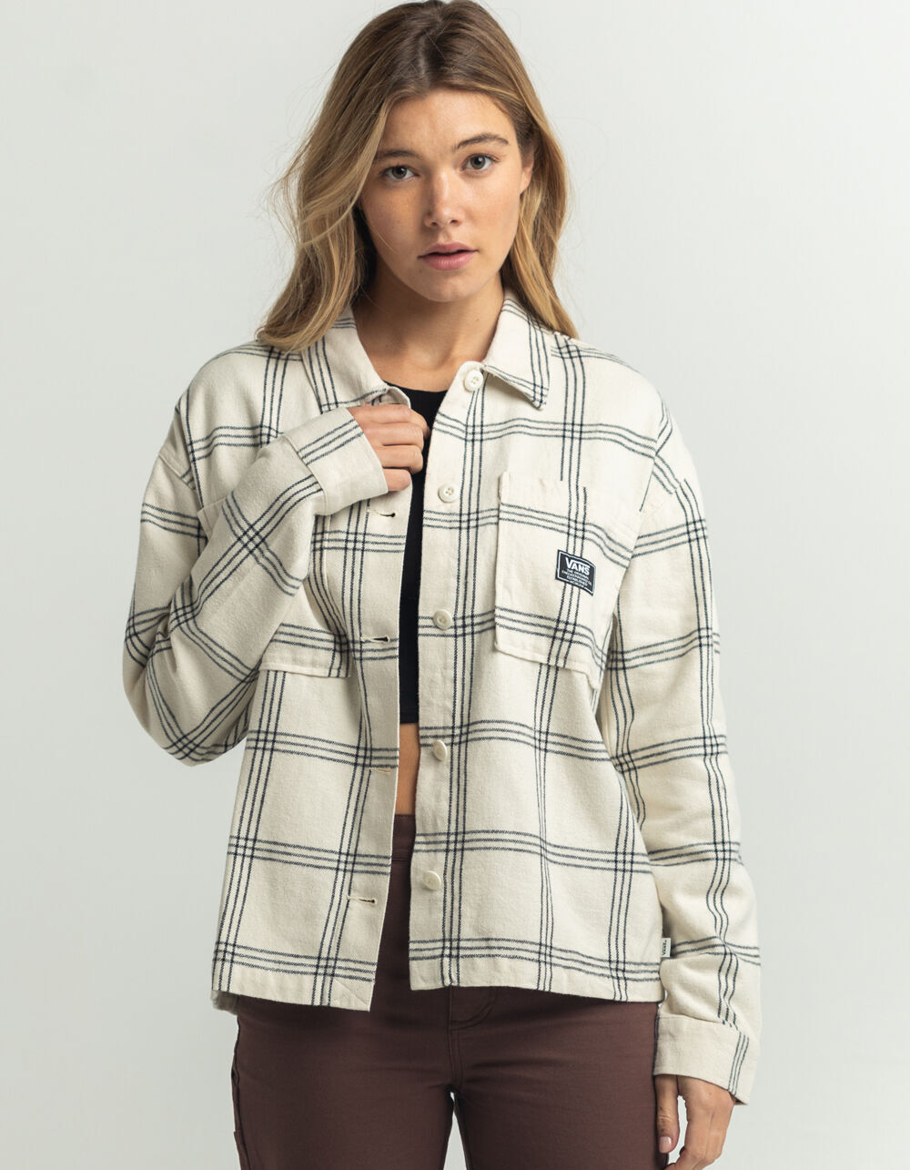 womens vans flannel