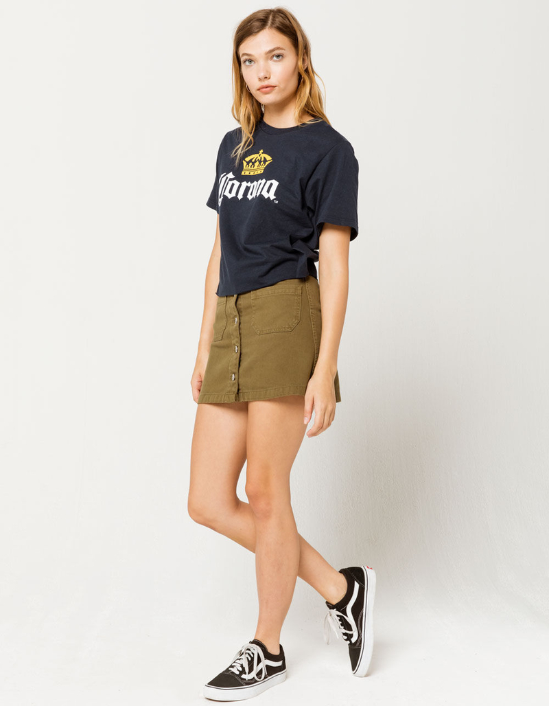 RIPPLE JUNCTION Corona Womens Crop Tee image number 3