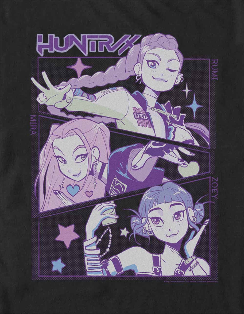 KPOP DEMON HUNTERS Huntrix Group Panels Unisex Tee image number 1